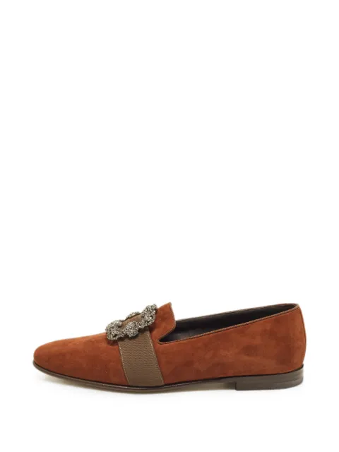 Manolo Blahnik Carlton buckle-detail loafers