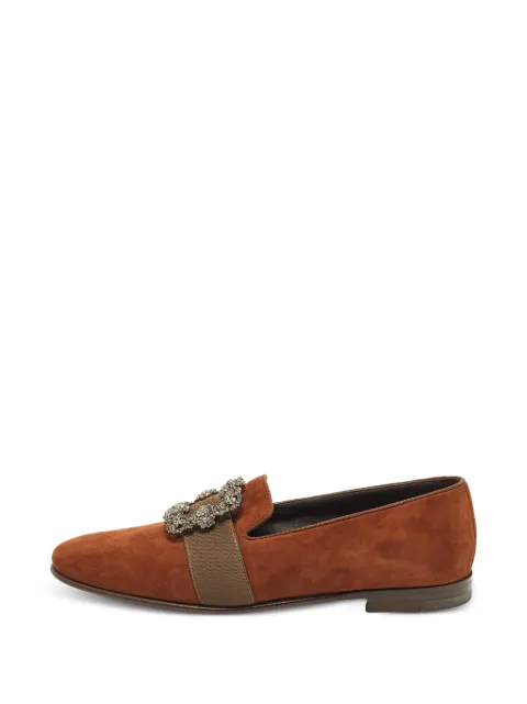 Manolo Blahnik Carlton buckle-detail loafers