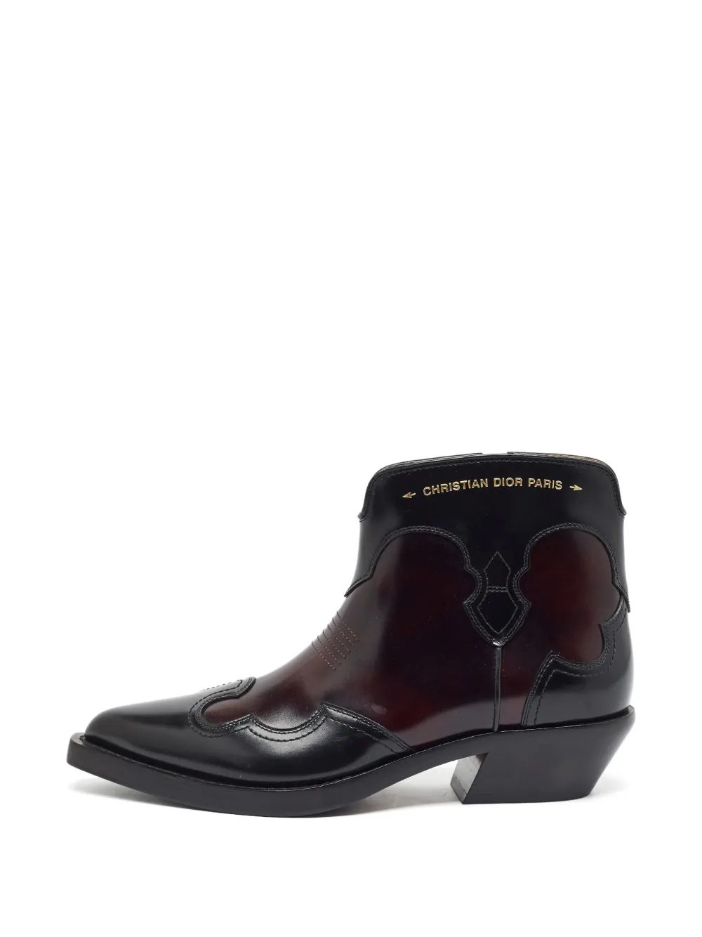Christian Dior Pre-Owned bottines Western - Rouge Christian Dior Pre-Owned bottines Western - Rouge