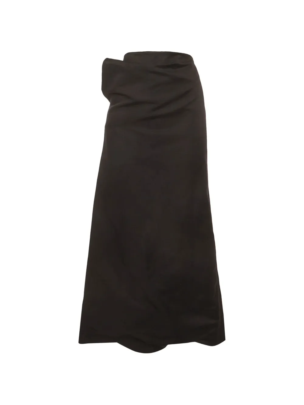 Magda Butrym straight-fit maxi skirt - Nero