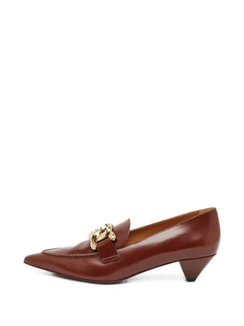 Tod's Vintage chain-link loafer pumps