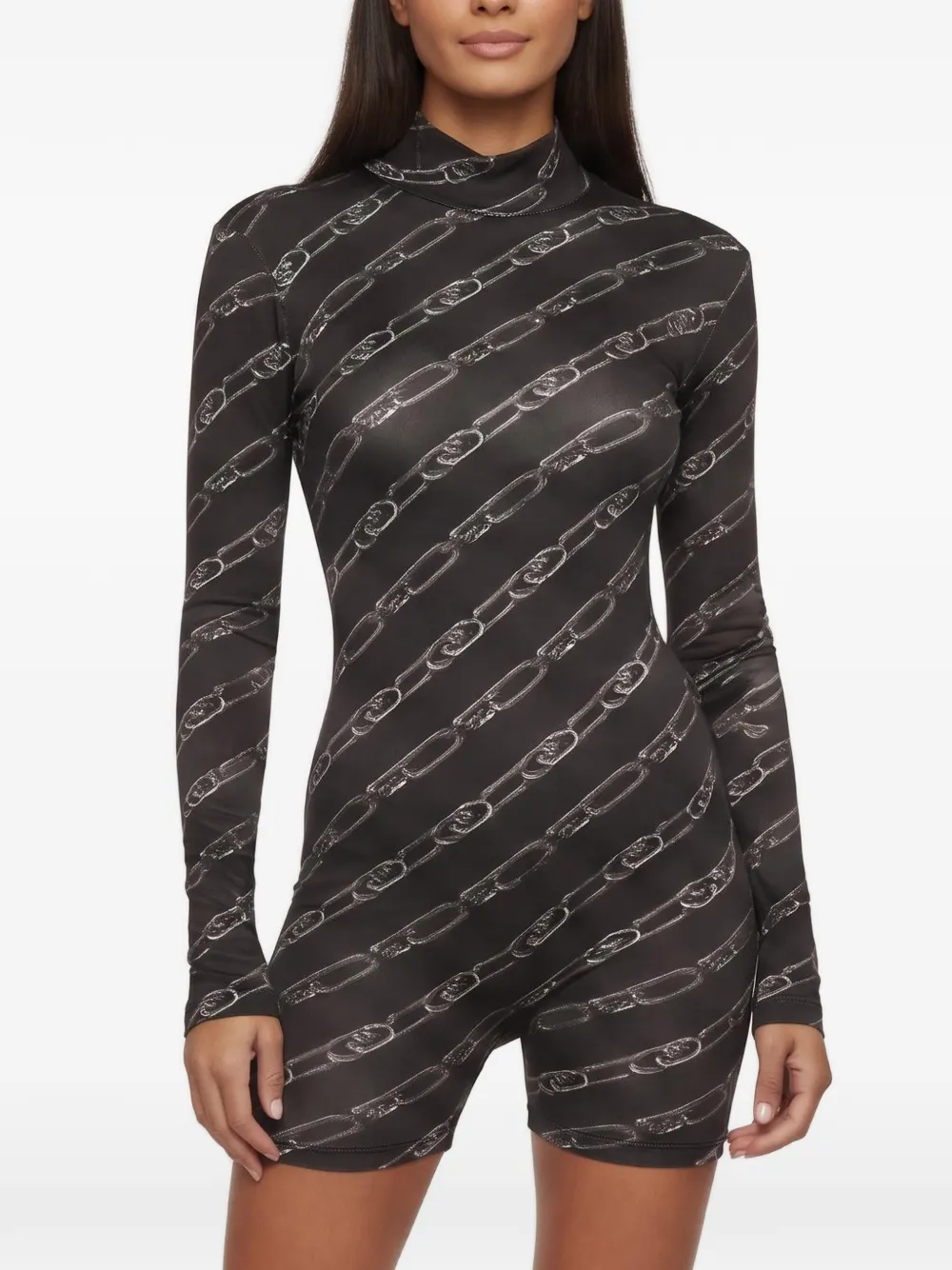 Fendi Pre-Owned O'Lock-print bodysuit - Schwarz