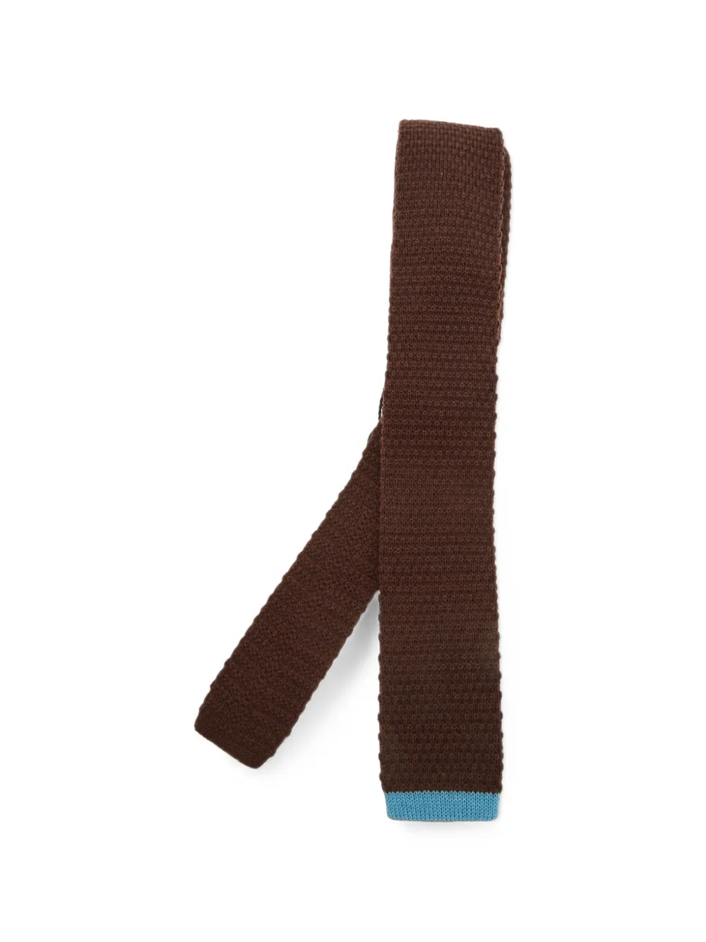 Carolina Herrera Vintage knit skinny tie - Braun