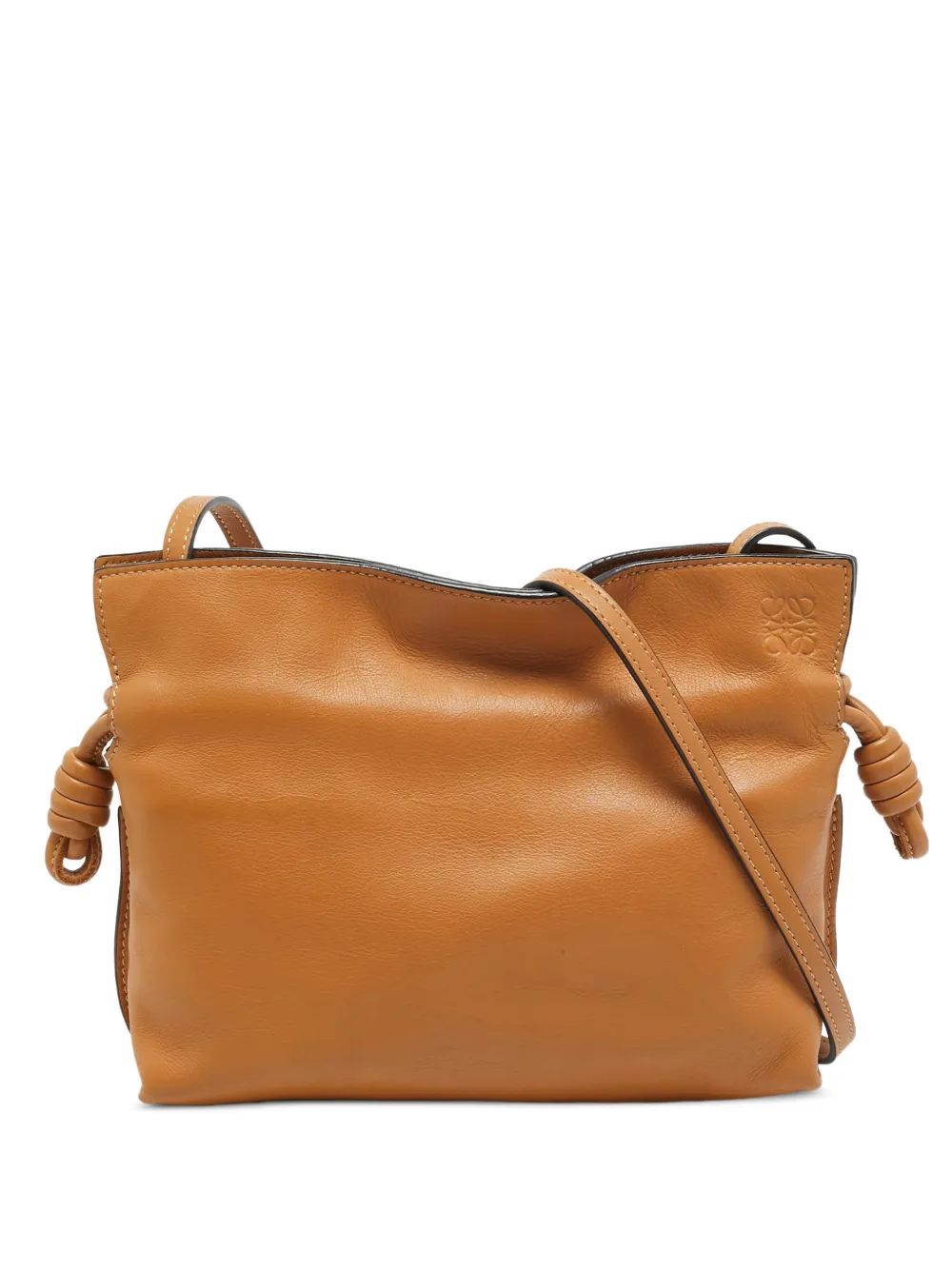 Loewe Pre-Owned Borsa a tracolla Flamenco mini 2022 - Marrone
