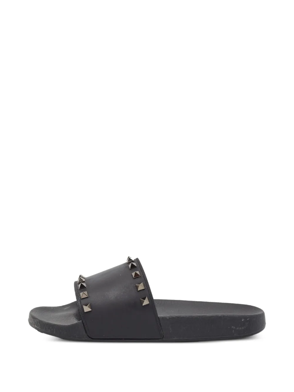 Valentino Garavani Pre-Owned Rockstud slide sandals - Nero