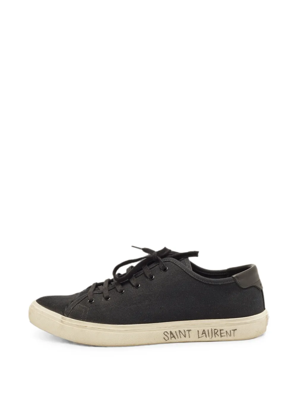 Saint Laurent Pre-Owned Malibu lace-up sneakers - Schwarz