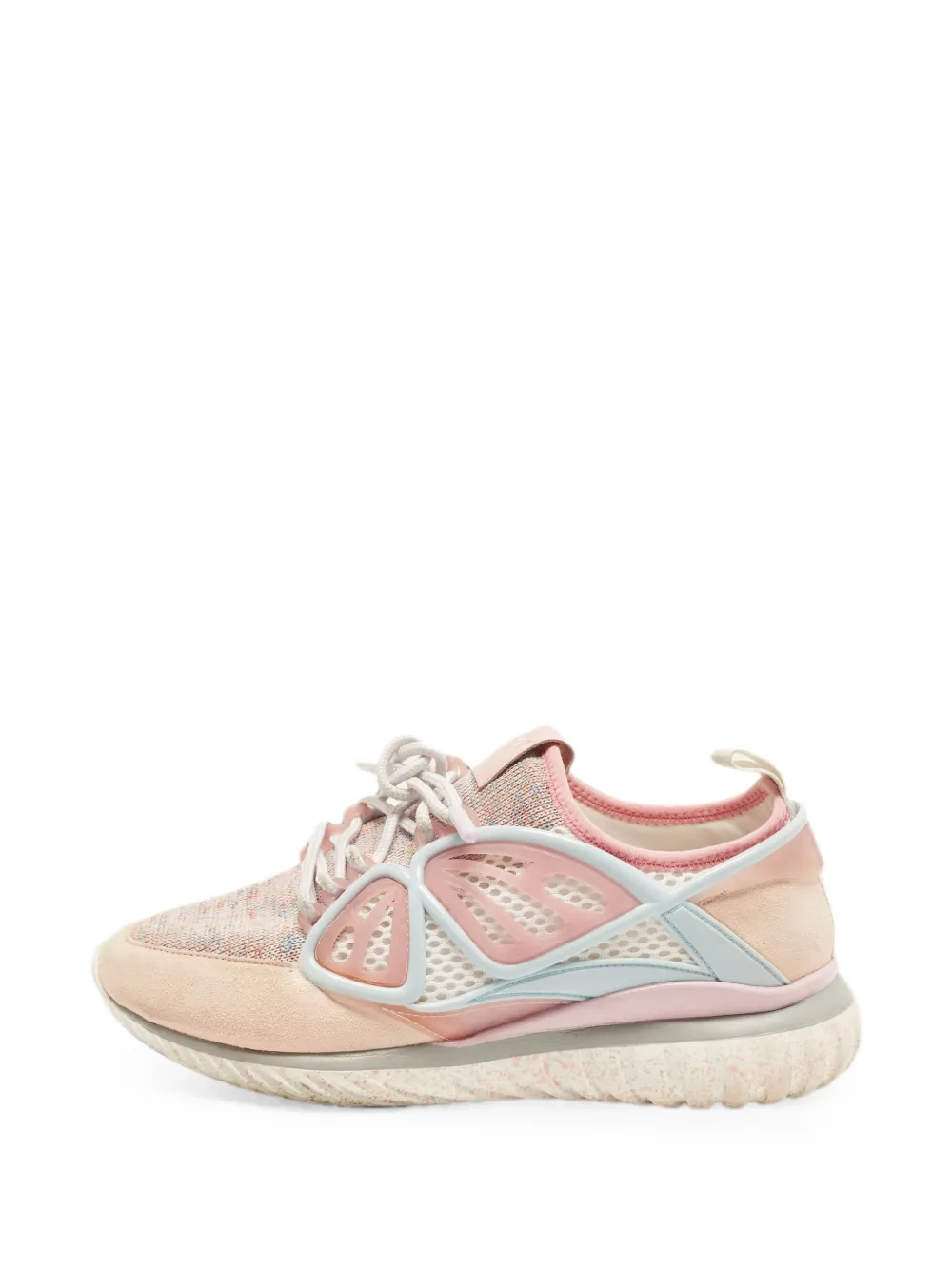 Sophia Webster Candyfloss butterfly-detail sneakers - Rosa