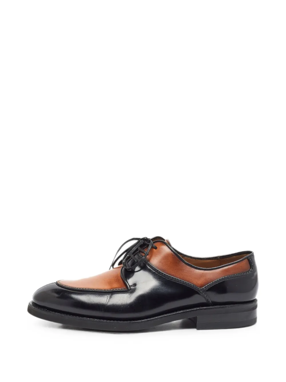 Ferragamo Pre-Owned Tramezza derby shoes - Schwarz