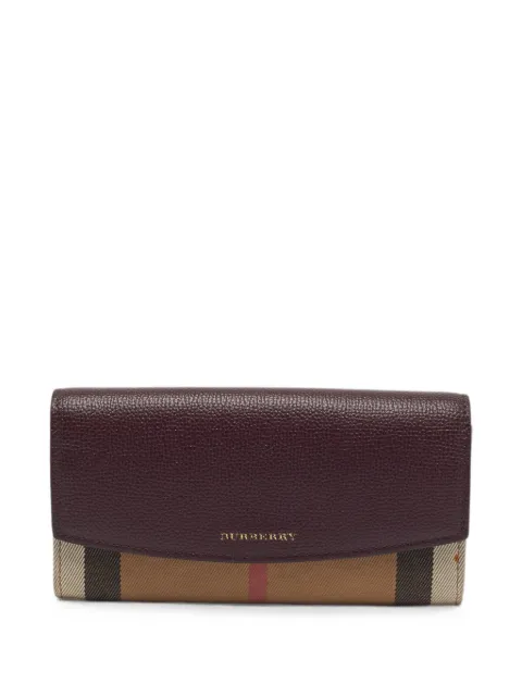 Burberry Pre-Owned cartera continental House Check
