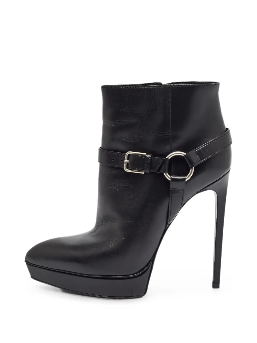 Saint Laurent Pre-Owned Janis harness ankle boots - Schwarz