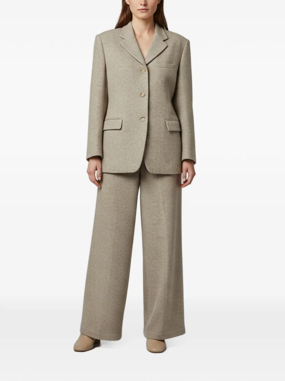 Magda Butrym 2024 single-breasted suit - Toni neutri