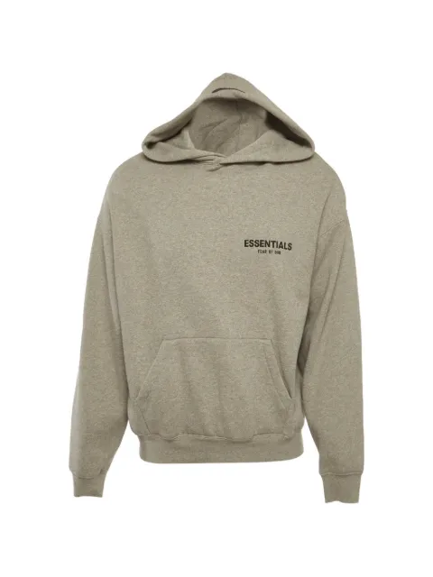 Fear Of God Essentials logo-print hoodie
