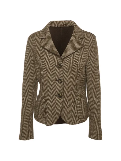Weekend Max Mara blazer de punto con motivo de espiga