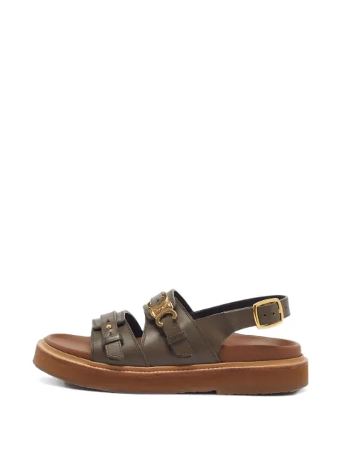 Celine Pre-Owned Clea Triomphe slingback sandals