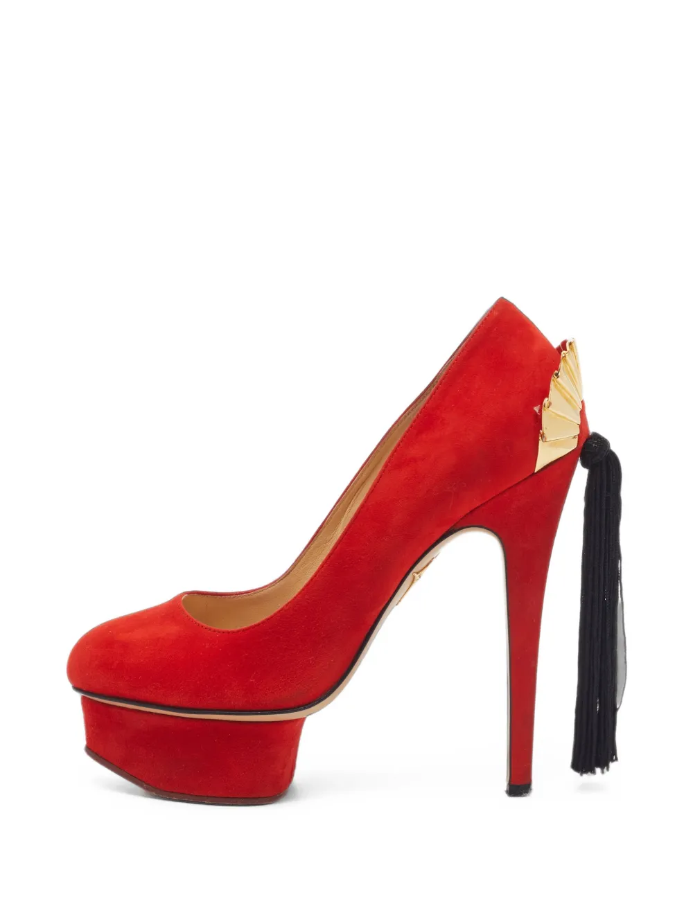 Charlotte Olympia Dolly platform pumps - Rot