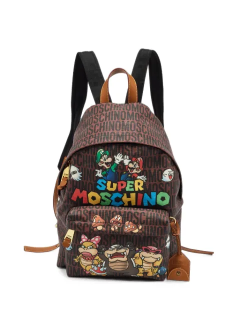 Moschino Pre-Owned Super Moschino logo-print backpack