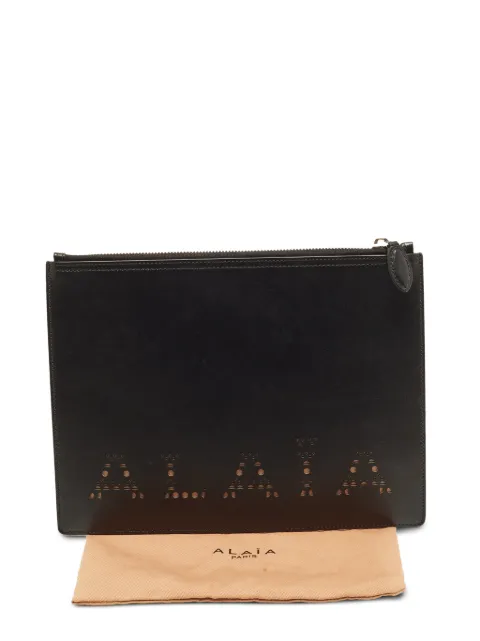 Alaïa Pre-Owned bolso de mano de piel con asa