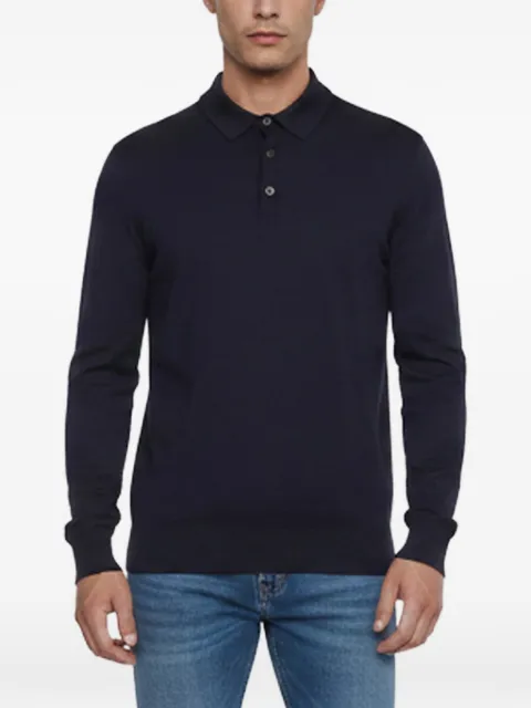 Zegna Cashseta long-sleeve polo shirt