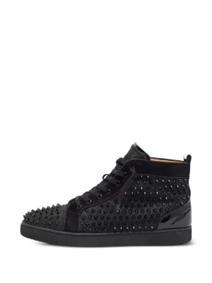 Christian Louboutin Pre-Owned Spike Sock スニーカー | ブラック