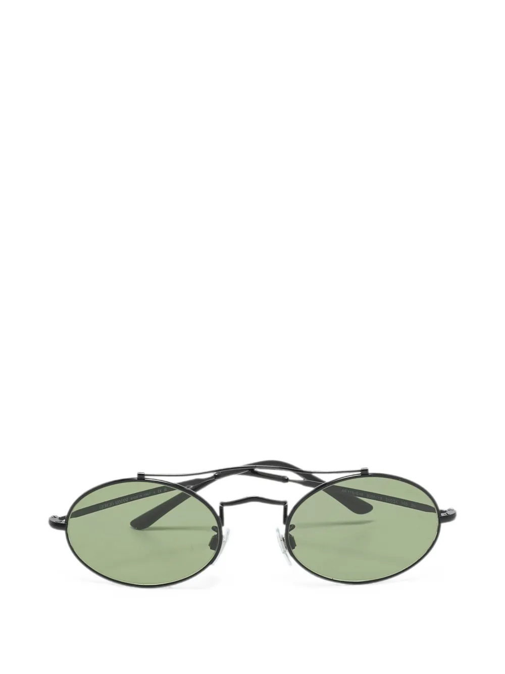 Giorgio Armani Pre-Owned Ovale AR 115 Sonnenbrille - Schwarz