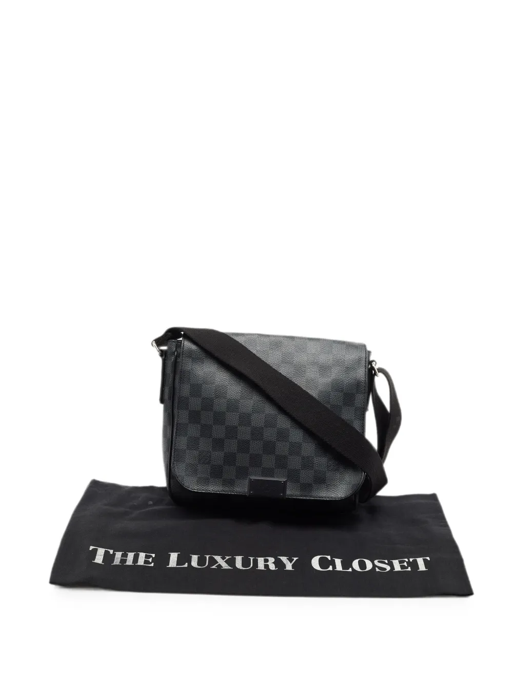 Louis Vuitton Pre-Owned District PM Damier Graphite messenger bag - Nero