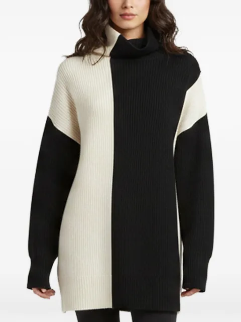 JOSEPH colour-block turtleneck sweater