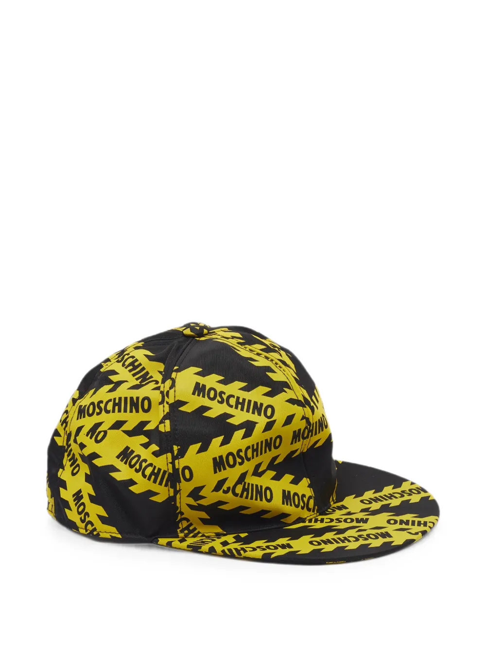 Moschino Pre-Owned casquette à motif monogrammé - Noir