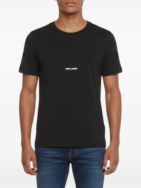 Saint Laurent Pre-Owned playera con logo estampado
