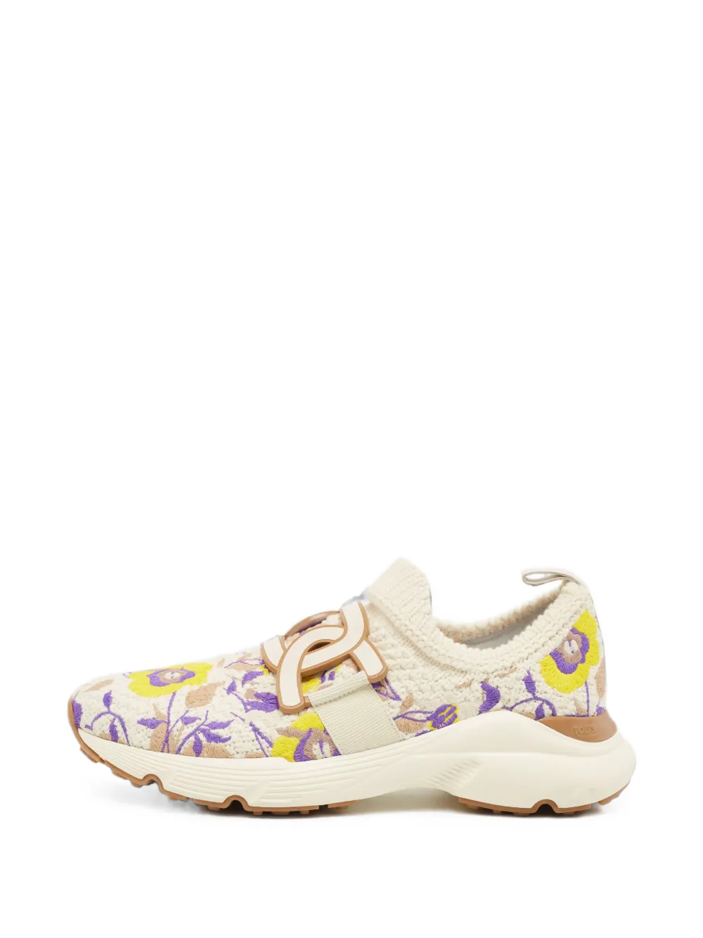 Tod's Vintage baskets Kate à fleurs - Tons neutres Tod's Vintage baskets Kate à fleurs - Tons neutres