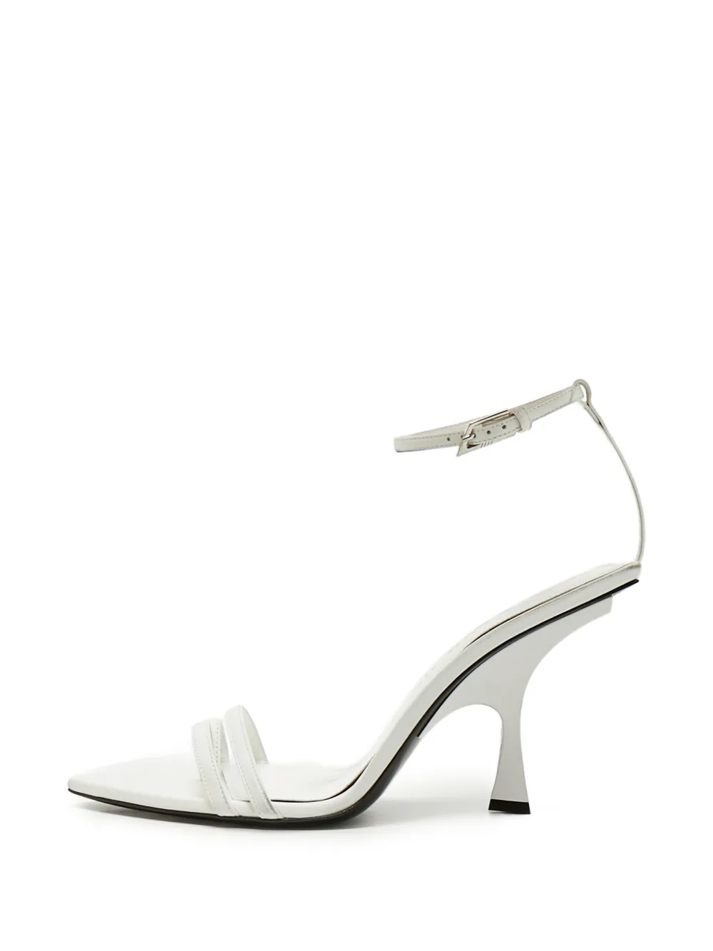 The Attico Venus ankle-strap sandals - Bianco