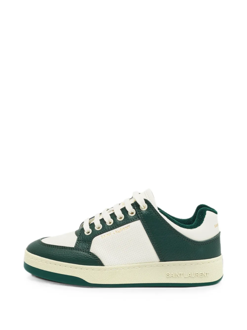 Saint Laurent Pre-Owned SL/61 perforated sneakers - Grün