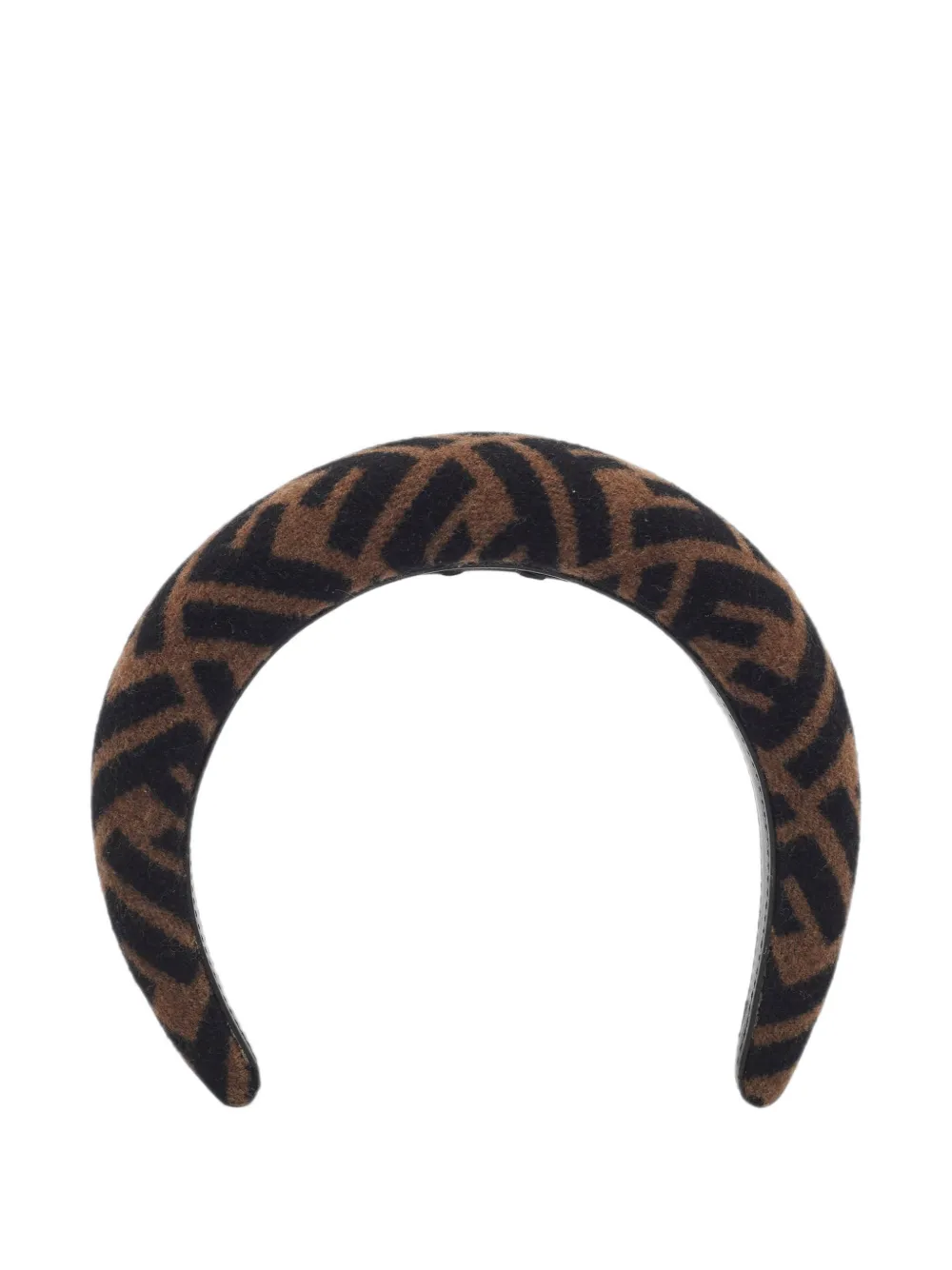 Fendi Pre-Owned Zucca padded hair band - Braun