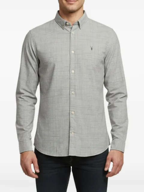 AllSaints textured button-down shirt
