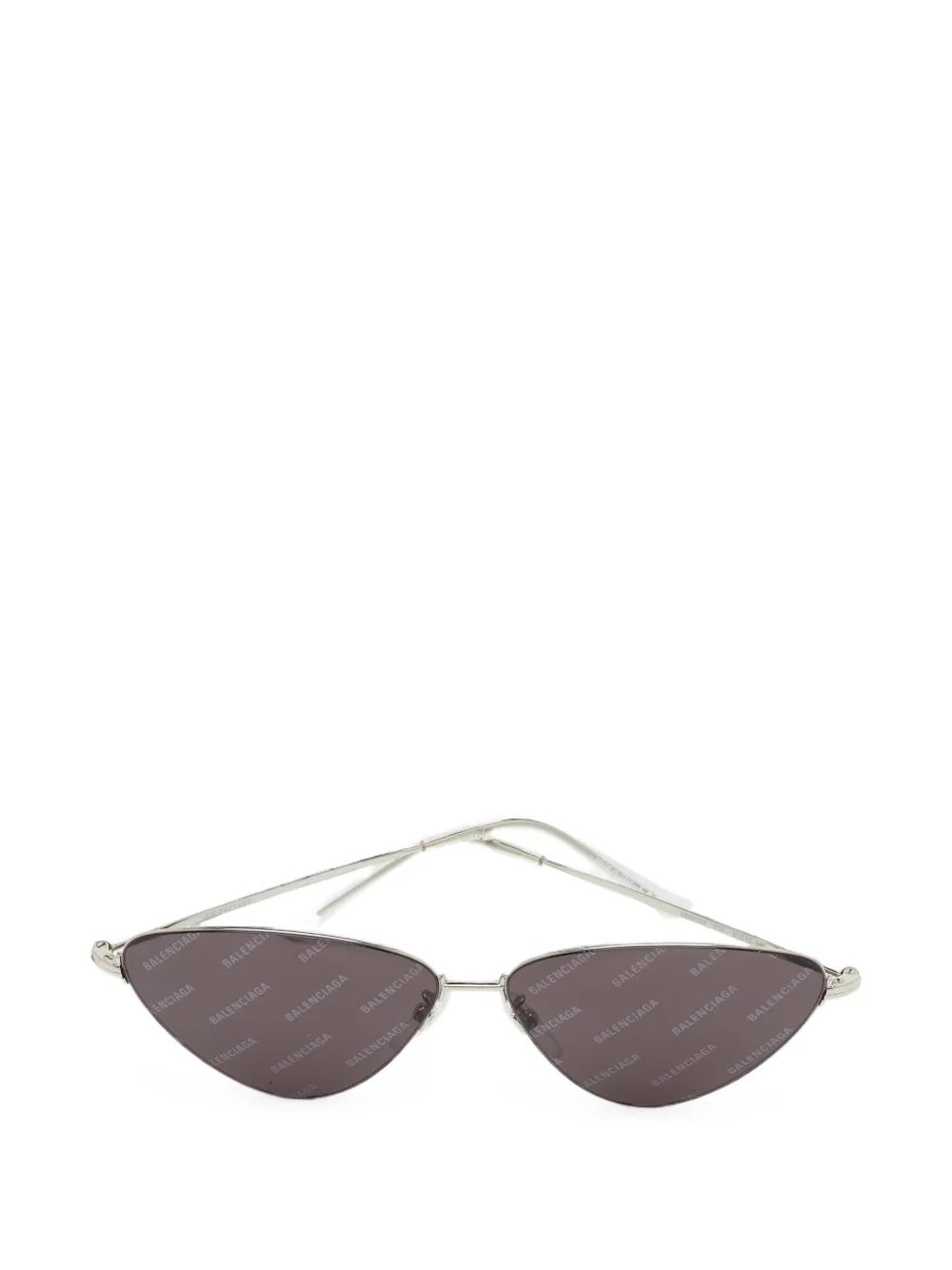 Balenciaga Pre-Owned Occhiali da sole cat-eye - Argento