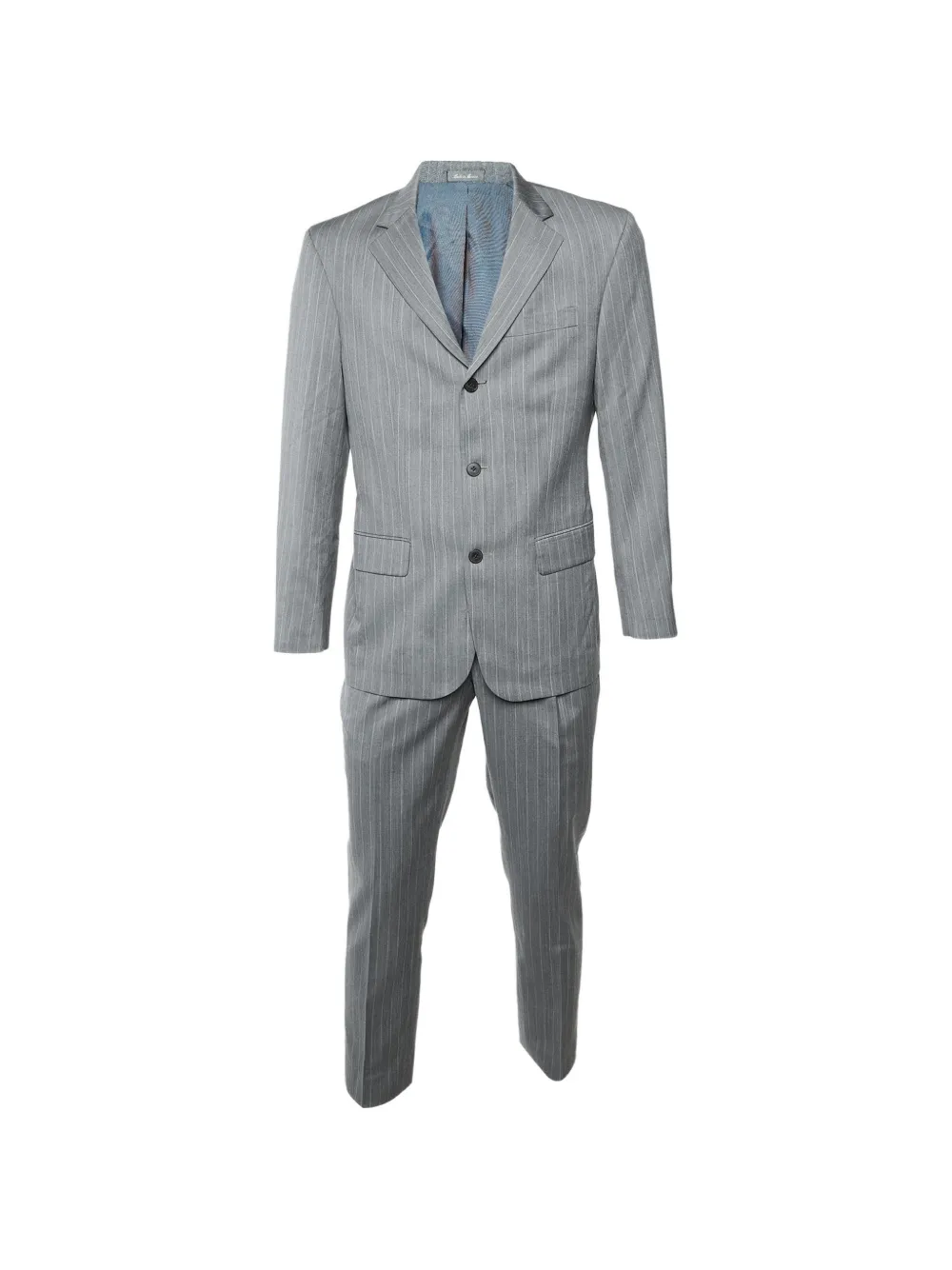 Oscar de la Renta Pre-Owned pinstripe-pattern suit - Grigio