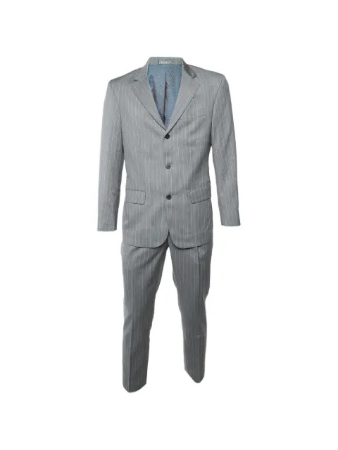 Oscar de la Renta Pre-Owned pinstripe-pattern suit