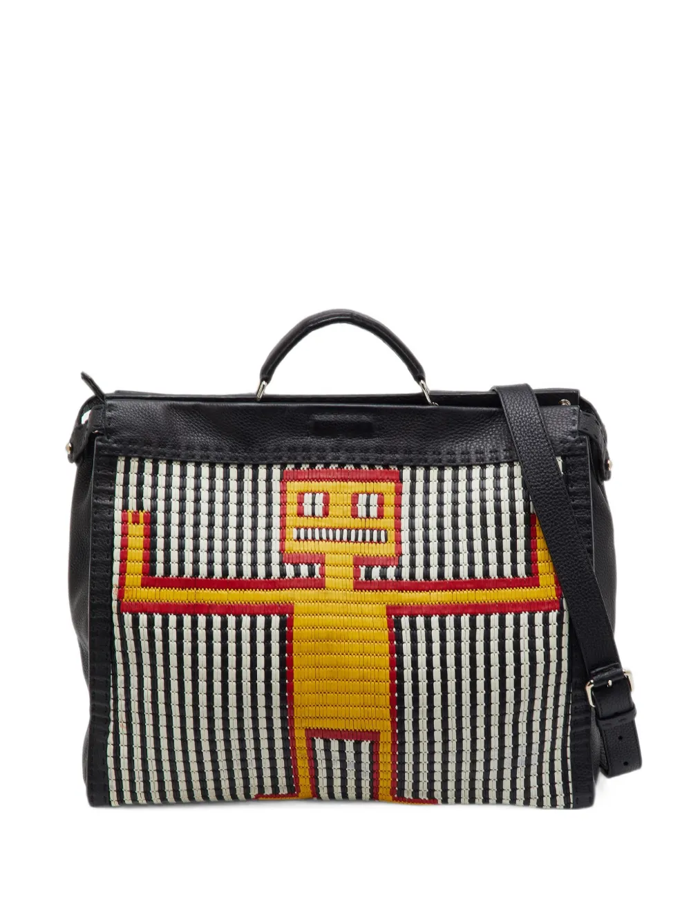 Fendi Pre-Owned Borsa tote Selleria Peekaboo 2015 - Nero