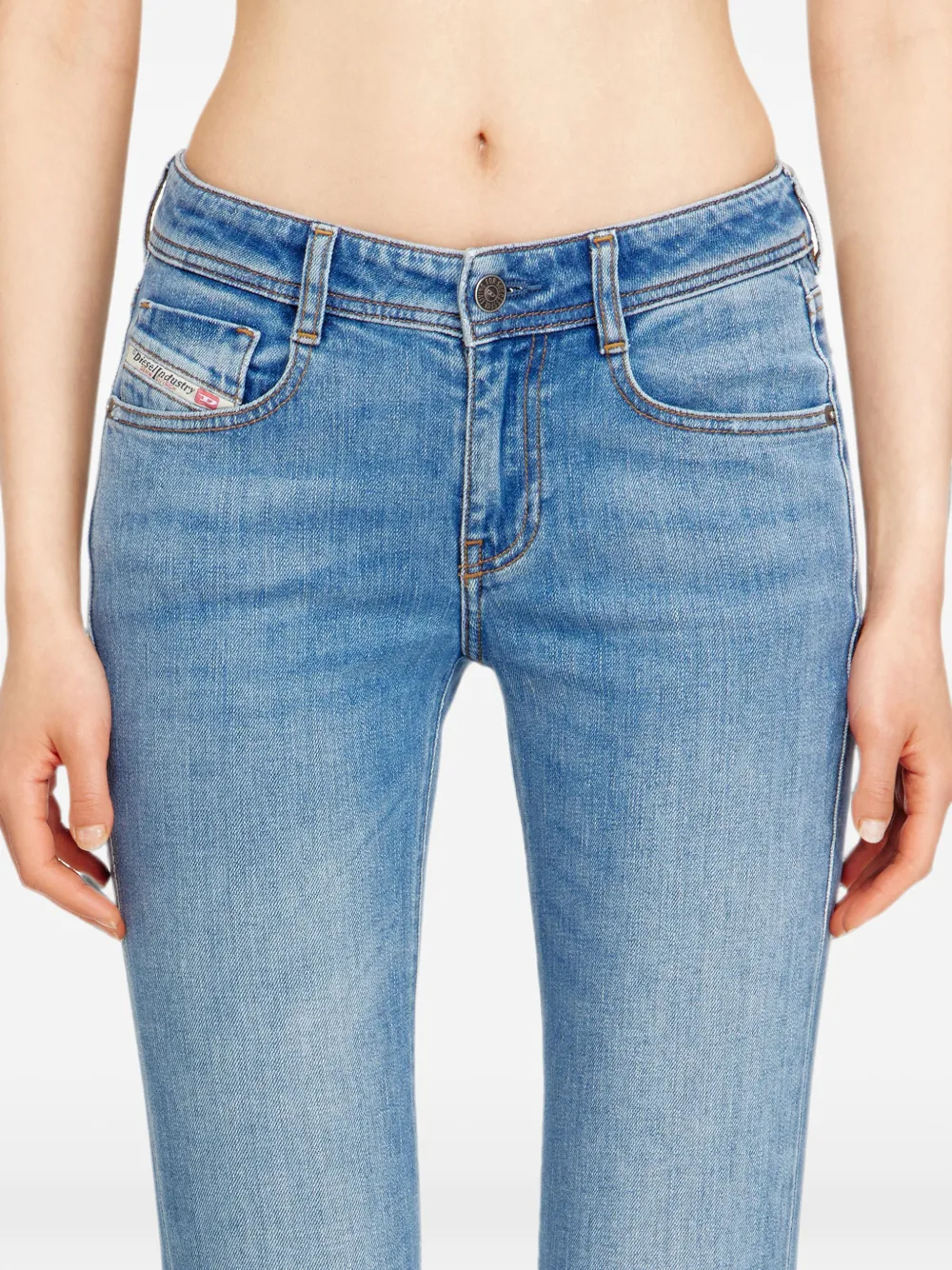 Diesel 1969 D-Ebbey bootcut low-waist jeans Blauw