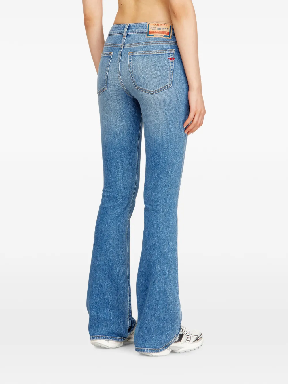 Diesel 1969 D-Ebbey bootcut low-waist jeans Blauw