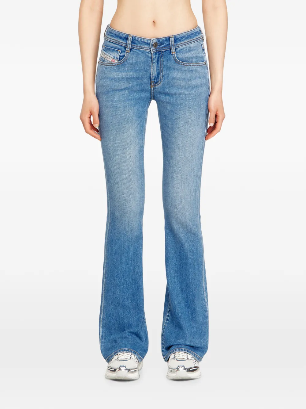 Diesel 1969 D-Ebbey bootcut low-waist jeans Blauw