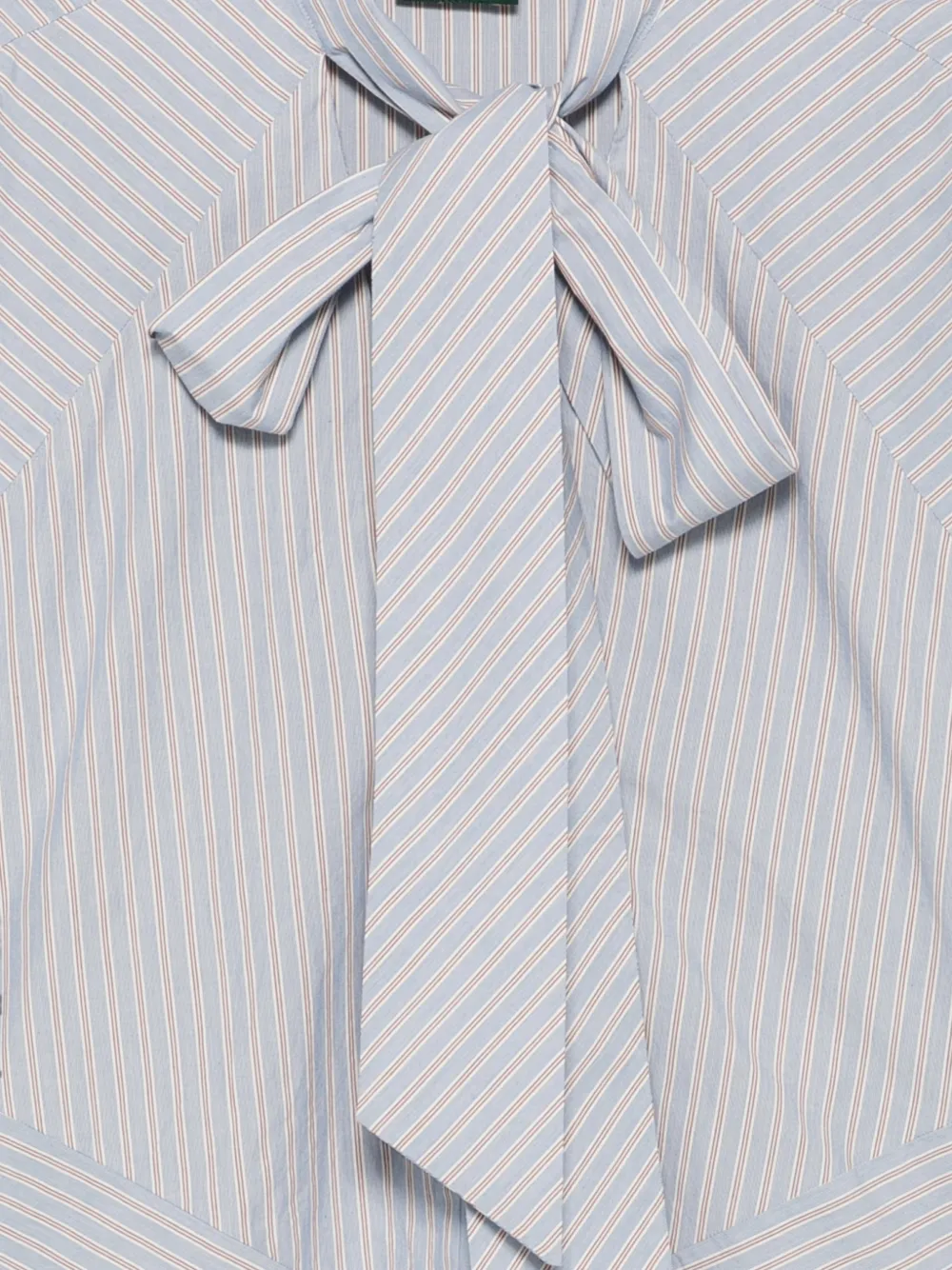 Jejia Clo gestreepte blouse met strik Blauw