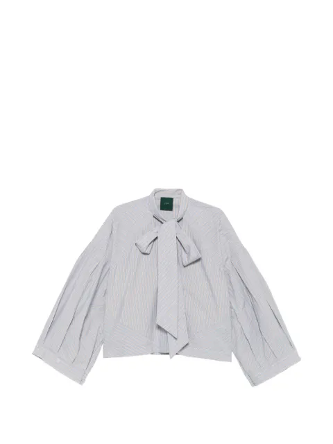 Jejia Clo pussy-bow striped blouse