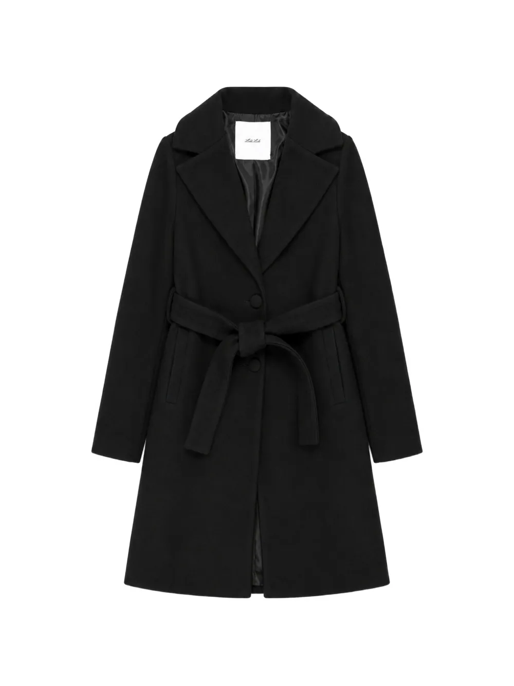 Miss Grant Kids Cappotto con cintura - Nero