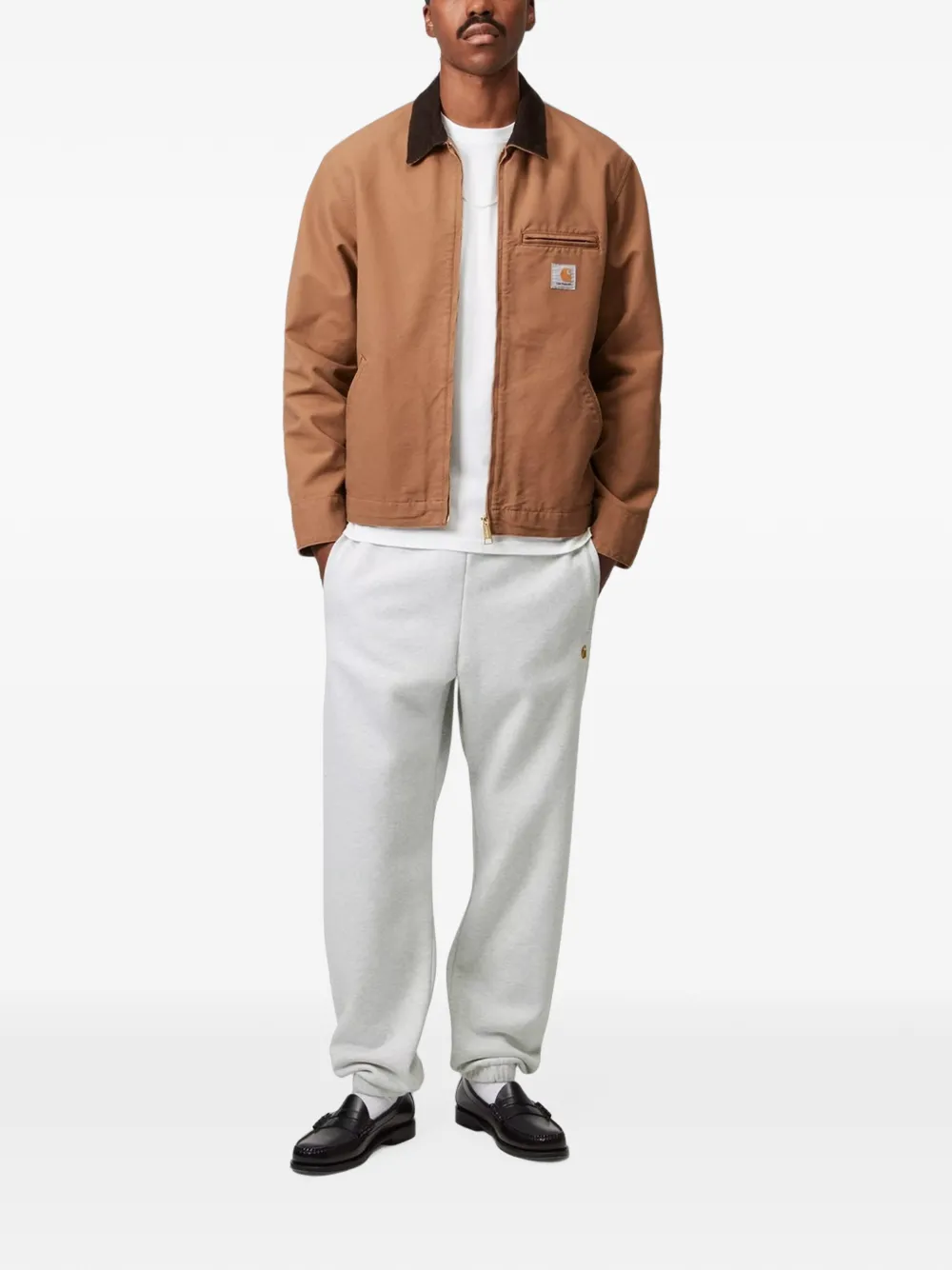 Carhartt WIP Chase joggingbroek Grijs