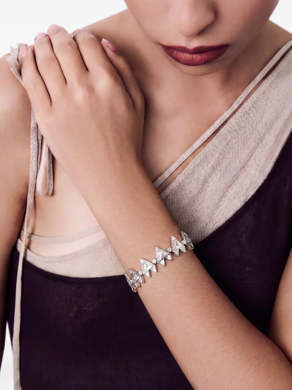 Di Volpe Il Volpaccio sapphire tennis bracelet - Silber