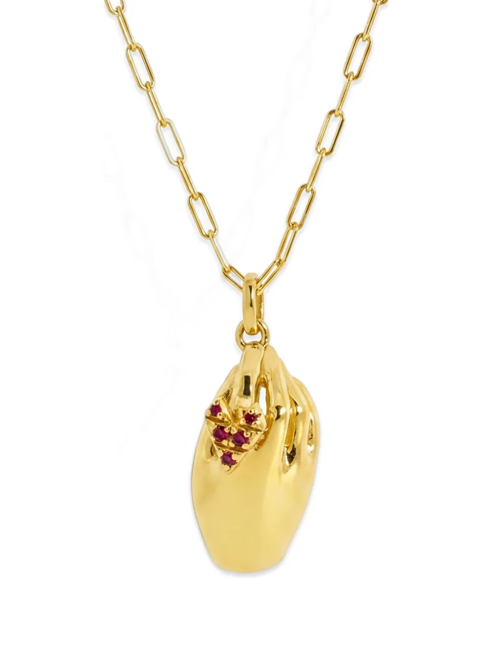 Di Volpe Ma Che Vuoi ruby necklace - Gold