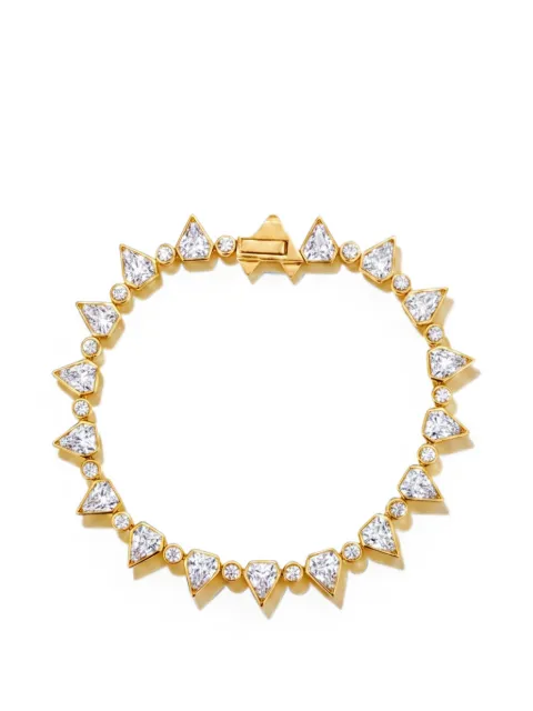 Di Volpe pulsera de tenis Lo Scudo con zafiro
