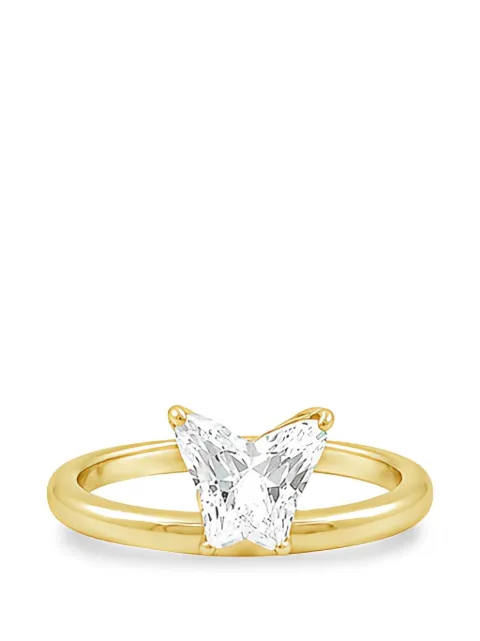 Di Volpe Farfalla Bianca sapphire butterfly ring