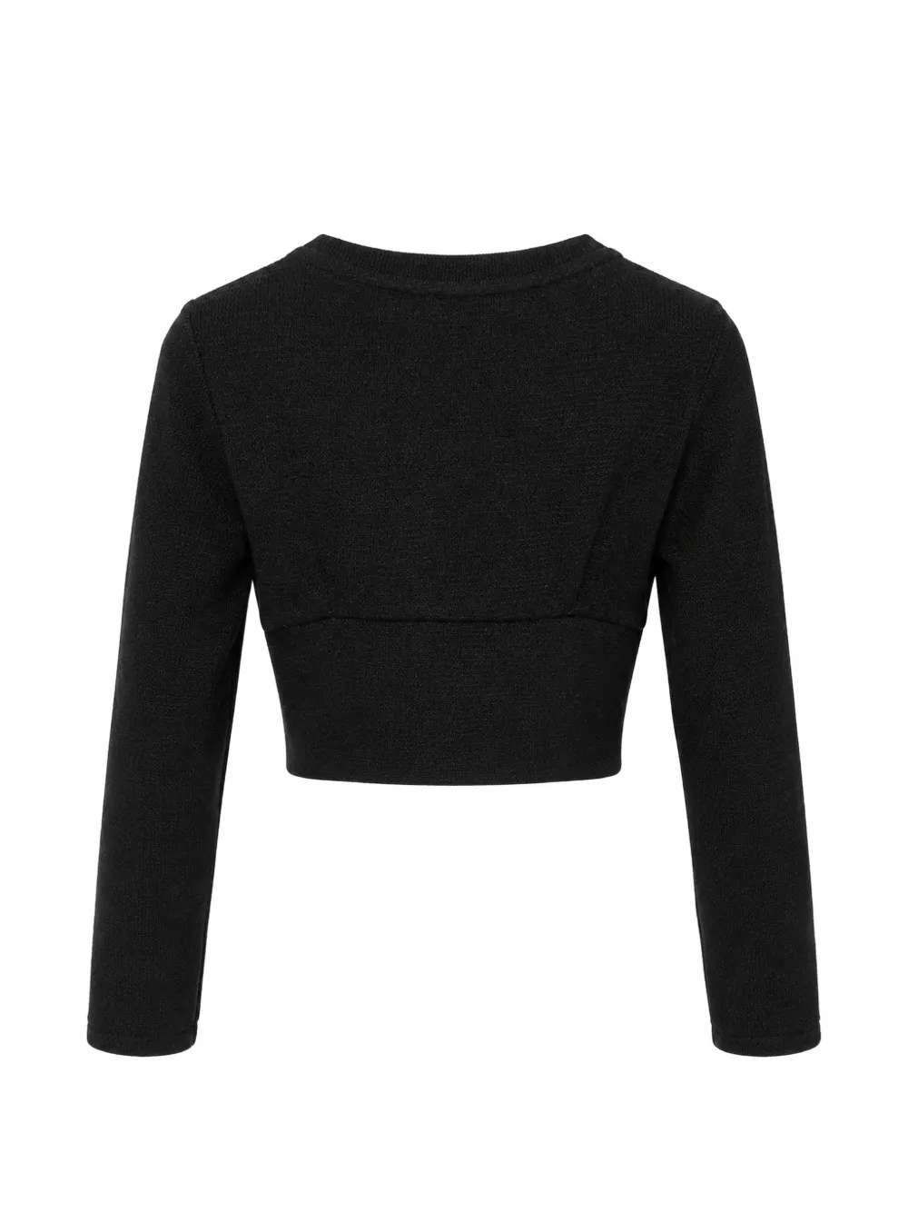 Miss Grant Kids Cropped trui met vlakken Zwart