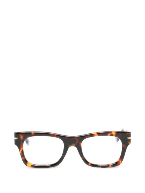 Victoria Beckham Eyewear tortoiseshell-effect rectangle-frame glasses